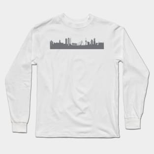 Rotterdam in gray Long Sleeve T-Shirt